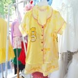 DB59 _ Bộ pijama đùi cho bé gái chất lụa latin mềm mịn hoạ tiết hoạt hình dễ thương _ Beekids 