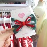  T10 _ Kẹp tóc nơ Noel, giáng sinh, và Tết đến cho bé gái _ Beekids 