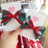  T10 _ Kẹp tóc nơ Noel, giáng sinh, và Tết đến cho bé gái _ Beekids 