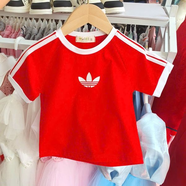  A64 _ Áo thun croptop bé gái bozip mềm mịn, phong cách thời trang _ Beekids 