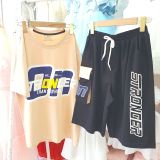  DB56 _ Bộ thun lửng bigsize cho bé trai từ 60kg đến 90kg họa tiết chữ thời trang _ Beekids 