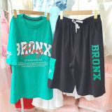  DB56 _ Bộ thun lửng bigsize cho bé trai từ 60kg đến 90kg họa tiết chữ thời trang _ Beekids 