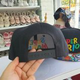  N04 _ Mũ lưỡi trai cho bé thêu hình Mario phong cách hip hop _ Beekids 