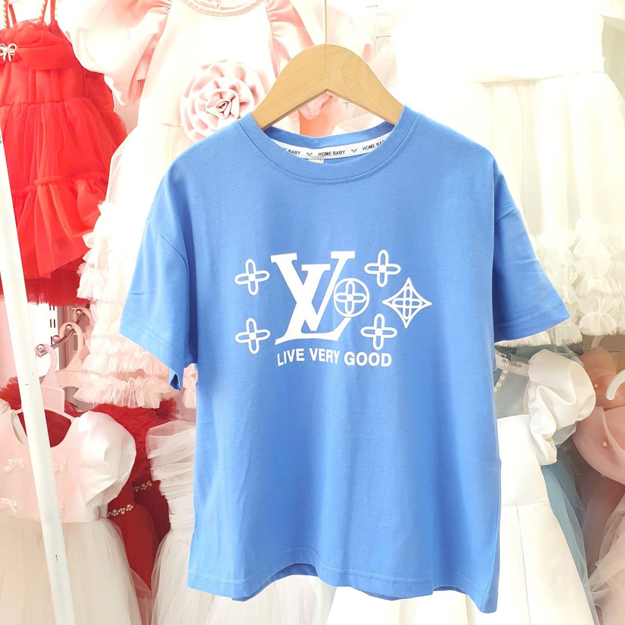  A56 _ Áo thun cotton cho bé trai và bé gái họa tiết chữ sành điệu _ Beekids 