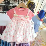  D55 _ Đầm yếm bé gái từ 7kg đến 14kg dễ thương chất mềm mại _ Beekids 