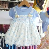  D55 _ Đầm yếm bé gái từ 7kg đến 14kg dễ thương chất mềm mại _ Beekids 