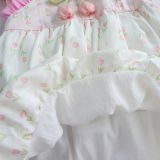  D66 _ Đầm yếm dáng bí cho bé gái từ 6 đến 36 tháng hoa tulip chất cotton mềm mát _Beekids 
