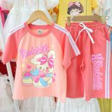  DB64 _ Đồ bộ lửng cotton cho bé gái họa tiết thỏ Rabbit xinh xắn _ Beekids 