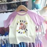  A64 _ Áo thun croptop bé gái bozip mềm mịn, phong cách thời trang _ Beekids 