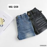  Q58 _ Quần jean dài cho bé cài nút sau lưng thun chất jean mềm mại tạo cảm giác dễ chịu _ Beekids 