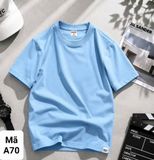  A70 _ Áo thun trơn cho bé và gia đình chất cotton 4 chiều mềm mịn mát _ Beekids 
