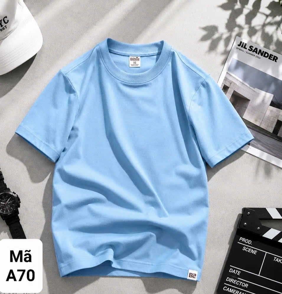  A70 _ Áo thun trơn cho bé và gia đình chất cotton 4 chiều mềm mịn mát _ Beekids 