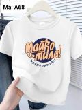  A68 _ Áo thun cho bé unisex phom suông phong cách thời trang chất cotton mềm mát _Beekids 