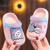  GI34 _ Dép sục họa tiết thỏ nhẹ êm cho bé trai và bé gái _ Beekids 