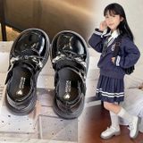  GI32 _ Giày búp bê lolita cho bé gái da bóng kết nơ xinh xắn _ Beekids 