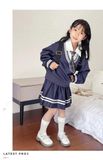  GI32 _ Giày búp bê lolita cho bé gái da bóng kết nơ xinh xắn _ Beekids 