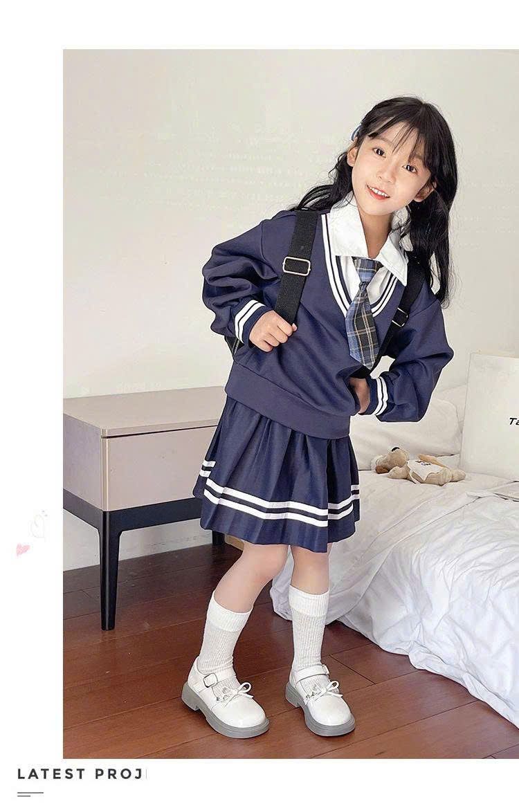  GI32 _ Giày búp bê lolita cho bé gái da bóng kết nơ xinh xắn _ Beekids 