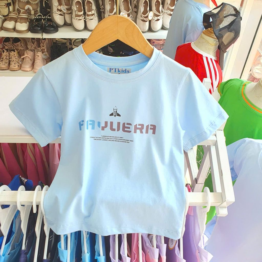  A69 _ Áo thun phom suông cho bé và gia đình chất cotton mềm mát _Beekids 
