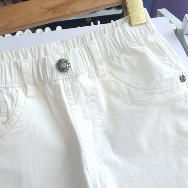  Q57 _ Quần short kaki cho bé lưng thun chất kaki mềm mại co giãn phom dáng thời trang _ Beekids 