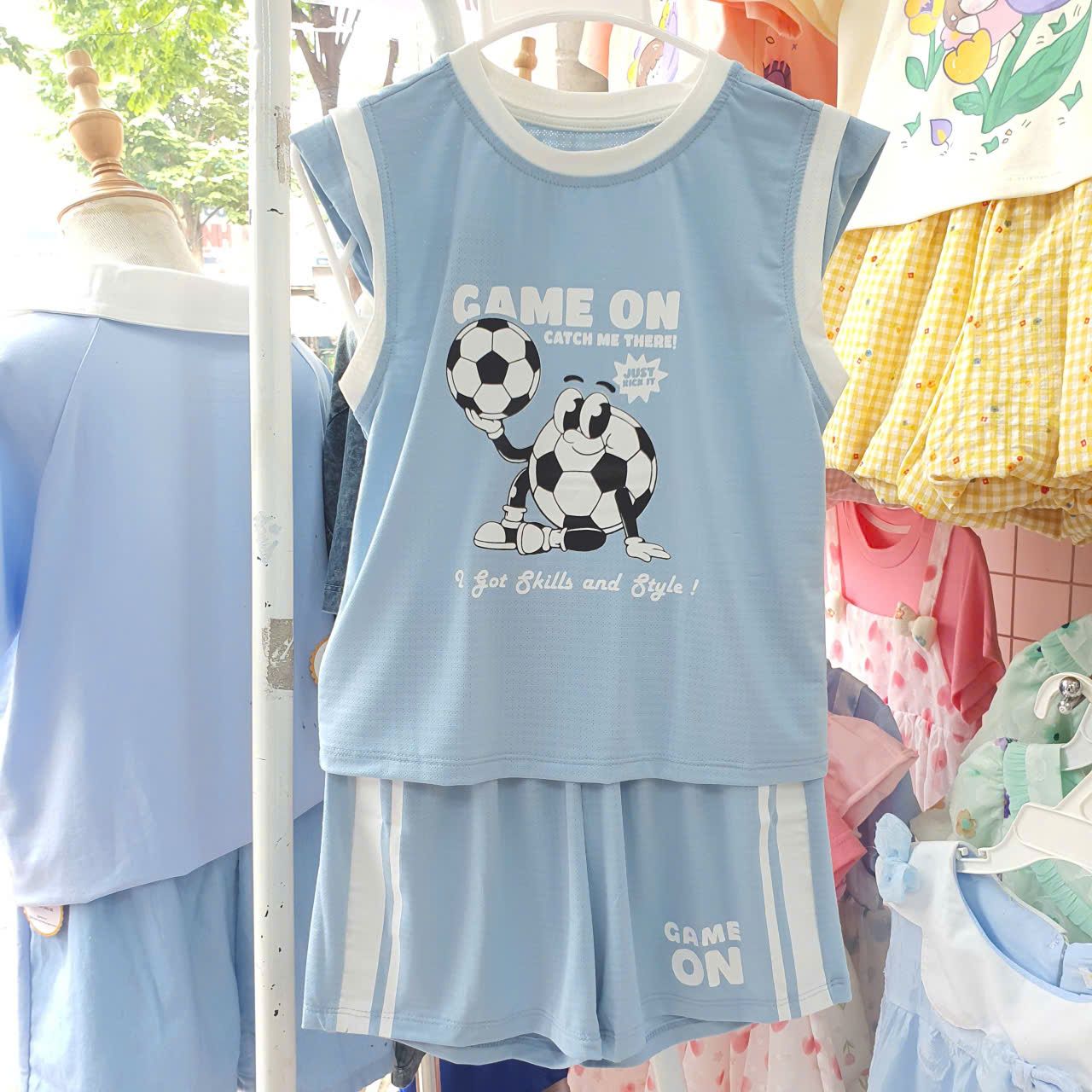  MR.J09 _ Bộ thể thao bé trai sát nách size 12-48M _ Beekids 