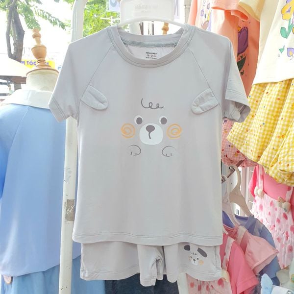  MB108 _ Bộ thun ngắn tay cho bé trai chất mềm mịn mát size 9-36M_ Beekids 