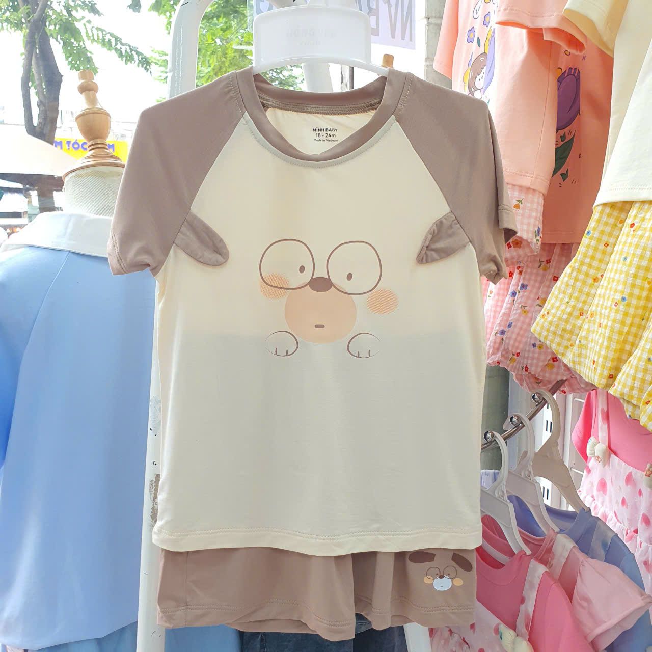  MB108 _ Bộ thun ngắn tay cho bé trai chất mềm mịn mát size 9-36M_ Beekids 