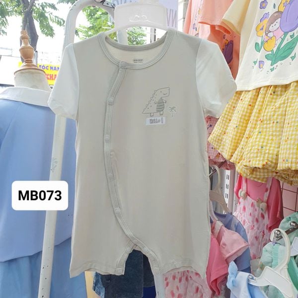  MB073 _ Bộ bodysuit cho bé từ 3-9M chất bamboo mềm mát _ Beekids 