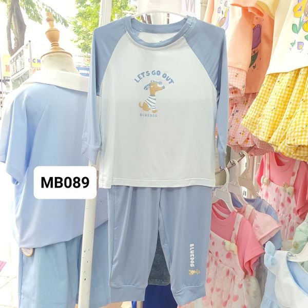  MB089 _ Bộ dài tay bé trai chất Modal mềm mịn _ Beekids 