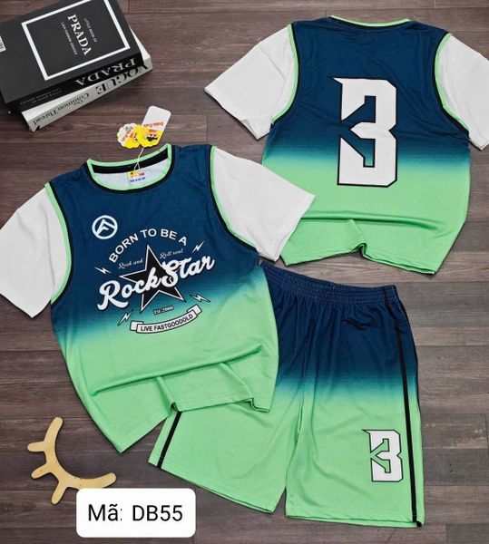  DB55 _ Bộ thể thao cho bé trai và bé gái mềm mịn thoáng mát _ Beekids 