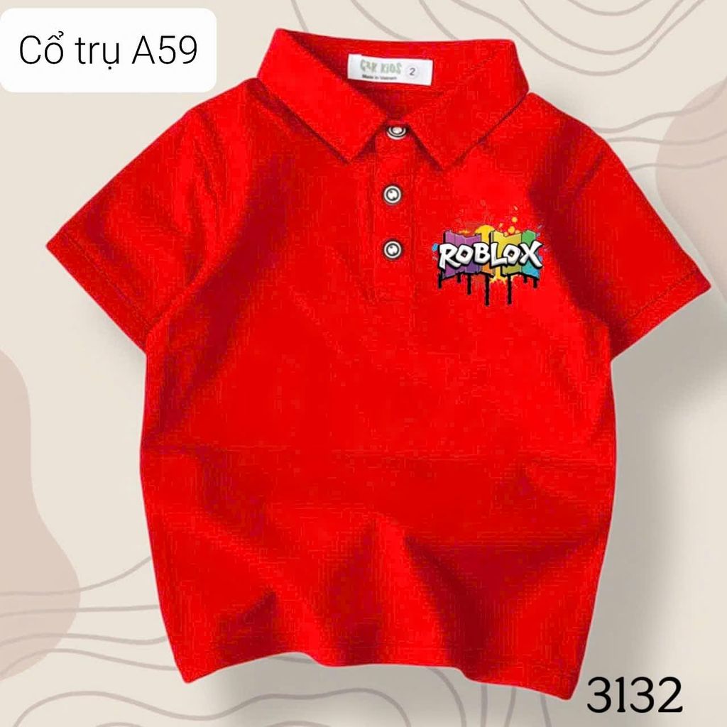  A59 _ Áo thun cổ trụ cho bé và gia đình chất cotton 4 chiều mềm mát _ Beekids 