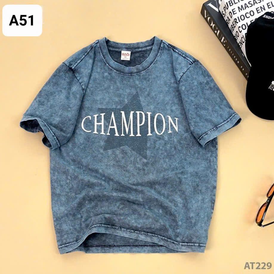  A51 _ Áo thun wash đá basic cực ngầu cho bé size từ 35kg đến 75kg _ Beekids 