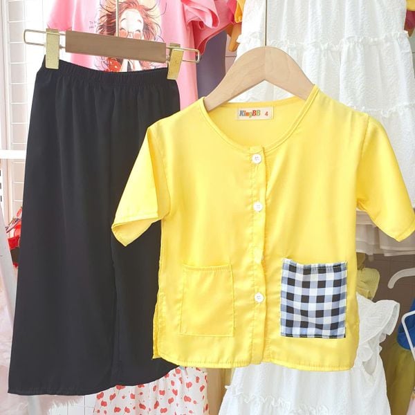  S98 _ Set bà ba cho bé chất lụa latin mềm mại thoáng mát_Beekids 