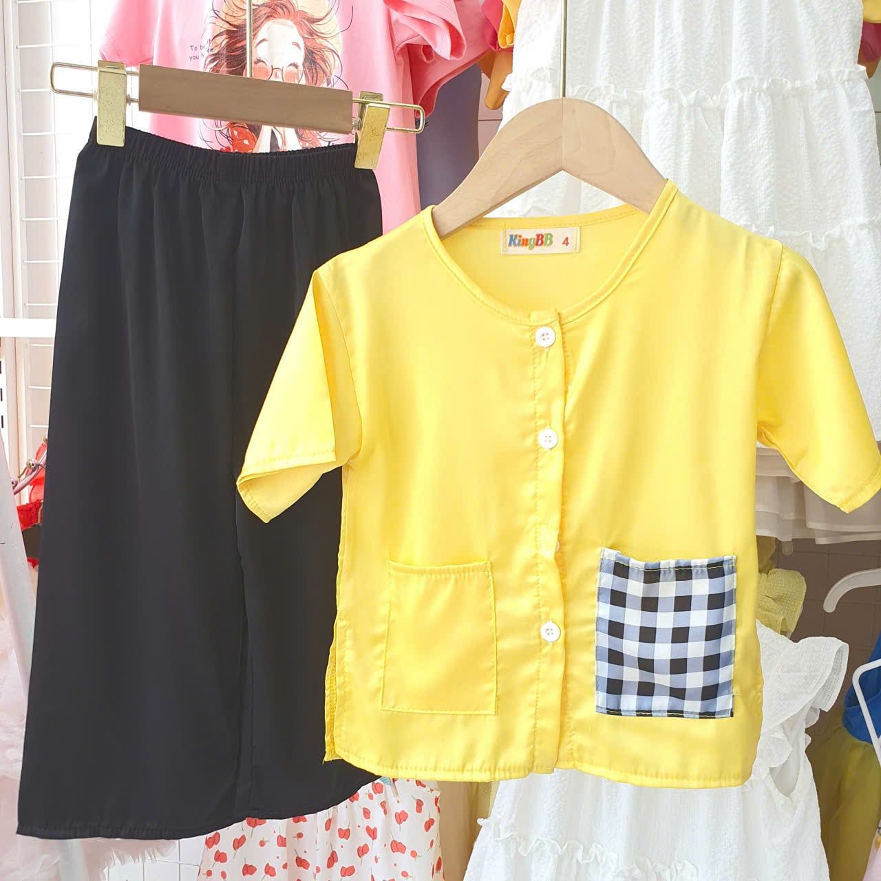  S98 _ Set bà ba cho bé chất lụa latin mềm mại thoáng mát_Beekids 