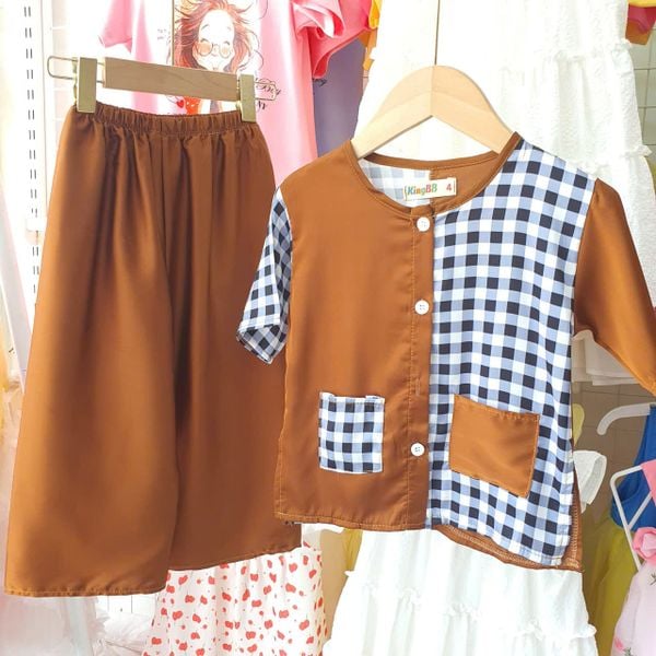  S98 _ Set bà ba cho bé chất lụa latin mềm mại thoáng mát_Beekids 