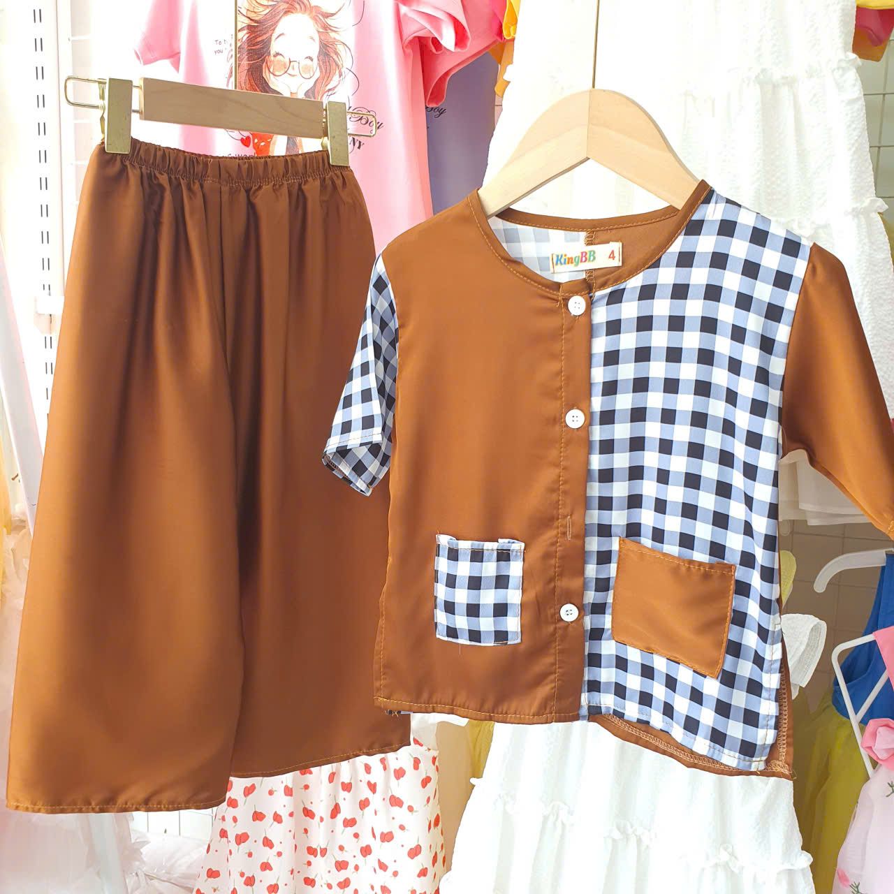  S98 _ Set bà ba cho bé chất lụa latin mềm mại thoáng mát_Beekids 