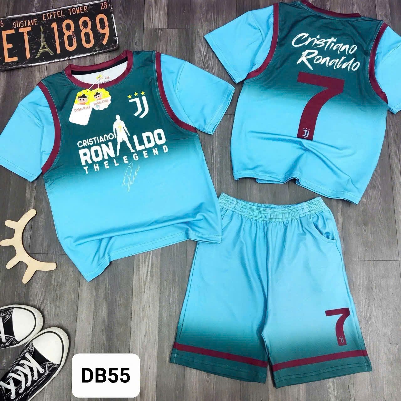  DB55 _ Bộ thể thao cho bé trai và bé gái mềm mịn thoáng mát _ Beekids 