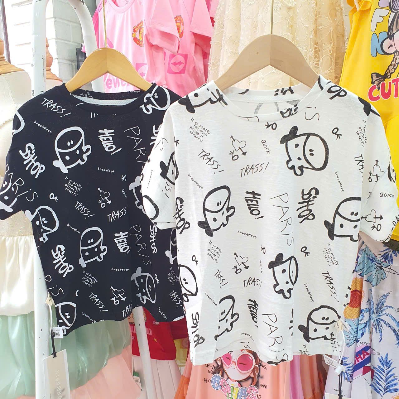  A47 _ Áo thun họa tiết chữ cho bé sành điệu thời trang _ Beekids 