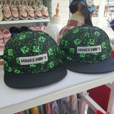  N03 _ Mũ bóng chày cho bé trai và bé gái chữ Minecraft phong cách hip hop _ Beekids 
