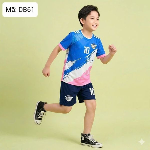  DB61 _ Bộ thể thao mềm mát cho bé chất thun lỗ thể thao mịn mềm _ Beekids 