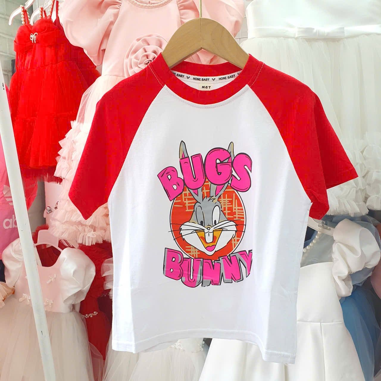  A55 _ Áo thun cotton cho bé trai và bé gái họa tiết hoạt hình siêu dễ thương _ Beekids 