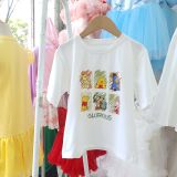  A65 _ Áo thun cotton cho bé họa tiết hoạt hình dễ thương _ Beekids 