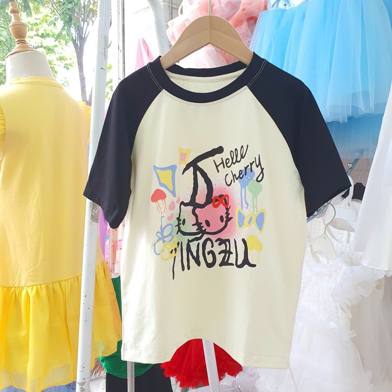  A65 _ Áo thun cotton cho bé họa tiết hoạt hình dễ thương _ Beekids 