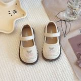  GI28 _ Giày búp bê cho bé gái da mềm thêu hoa tiết xinh xắn _ Beekids 