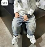  Q50 _ Quần jean rách gối cá tính cho bé chất jean mềm mại co giãn nhẹ _ Beekids 