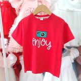  A55 _ Áo thun cotton cho bé trai và bé gái họa tiết hoạt hình siêu dễ thương _ Beekids 