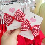  T10 _ Kẹp tóc nơ Noel, giáng sinh, và Tết đến cho bé gái _ Beekids 