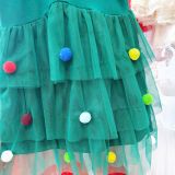  D47 _ Đầm Noel, váy noel cho bé mặc lễ giáng sinh đính bông siêu dễ thương _ Beekids 