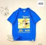  A53 _ Áo thun cho bé họa tiết Tom & Jerry chất cotton 4 chiều mịn mát _ Beekids 