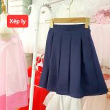  HSV02 _ Chân váy đi học đồng phục học sinh tiểu học và cấp 2 chất mềm mát _ Beekids 