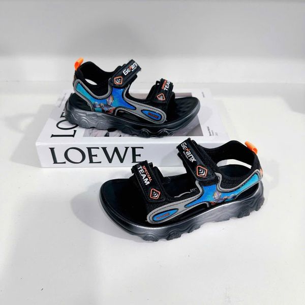  GI12 _ Giày sandal bé trai từ 3 đến 10 tuổi họa tiết siêu anh hùng _ Beekids 